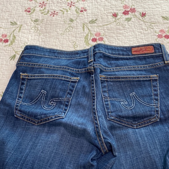 AG Adriano Goldschmied The Jessie Curvy Boot Cut Fit Dark Wash Sz 27 (29) USA - Picture 15 of 16